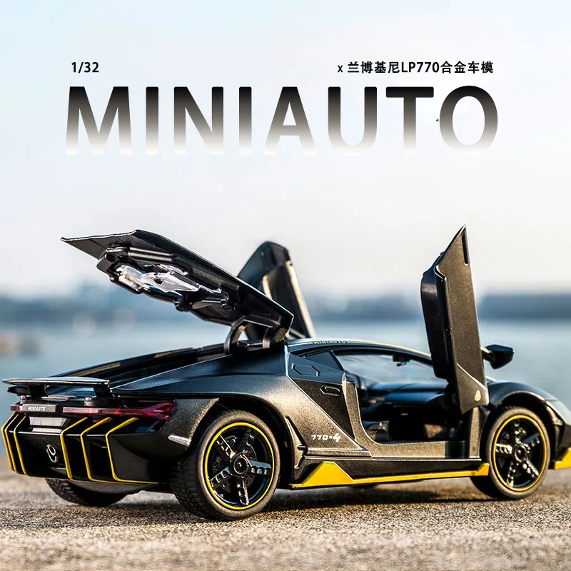 Модель автомобиля из сплава 1: 32 LP770 Gini детская имитация игрушечный автомобиль