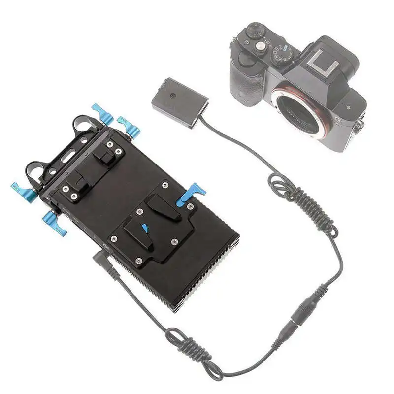 Горячая 3C-Us штекер Dp500 V-Mount бесперебойное питание Bp батарея пластина для sony A7 A7R Ii Iii A9 A6300 Panasonic Gh4 Gh5 Canon