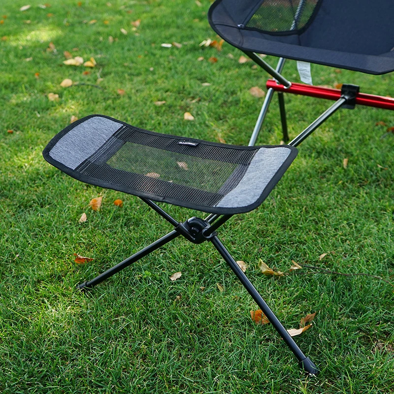 Portable Outdoor Folding Chair Footrest Recliner Lazy Foot Drag