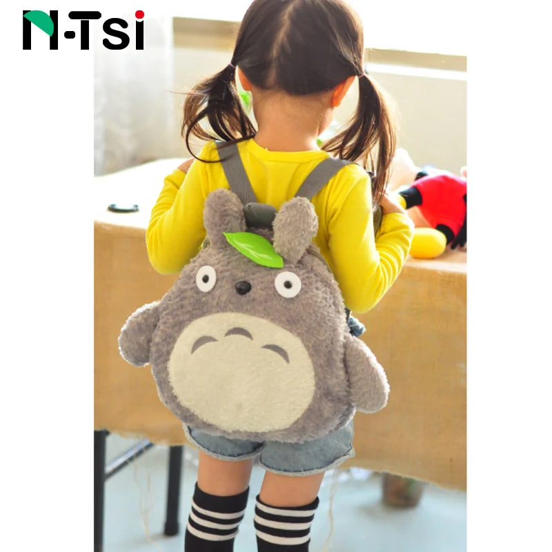  Totoro Plush Backpack For Kids Toddler New Cute Cartoon Stuffed Toy Kindergarten Children Outdoor S - 32922965202