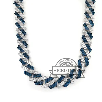 

Iced Out Cuban Miami Chain Link Gold Necklace Heavy Choker Hip Hop CZ 24 Inches