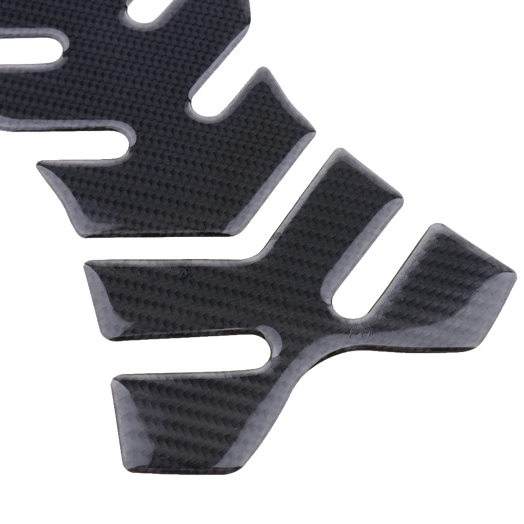 Universal 5D Carbon Fiber Gas Cap Cover Pad Gel Motorcycle Gas Tankpad Motorcycle TanK pad Decal Sticker
