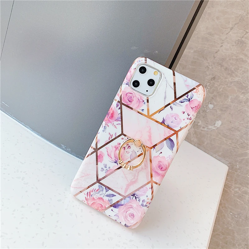 Модные чехлы для телефона с геометрическими цветами для huawei P30 Pro mate P20 Lite mate 30 pro stent растительные листья задняя крышка с цветочным рисунком