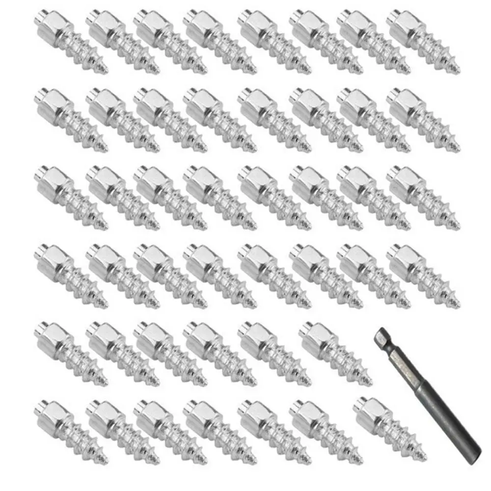 100PCs 4*12mm Snow Screw Tire Studs Anti Skid Falling Spikes Wheel Tyres for Car Motorcycle Bicycle for Car Winter Emergency wheel tyre studs