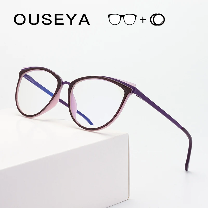 

TR90 Prescription Glasses With Diopters Women Photochromic Progressive Reading Sunglasses Myopia Optical Corrective #C18825