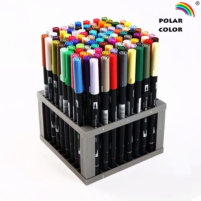 

96 Slots 3 Color Multifunctional Pen Rack Dismountable Detachable PenHolder Pen Holder Art Essentials for Art Marker Drawing Pen