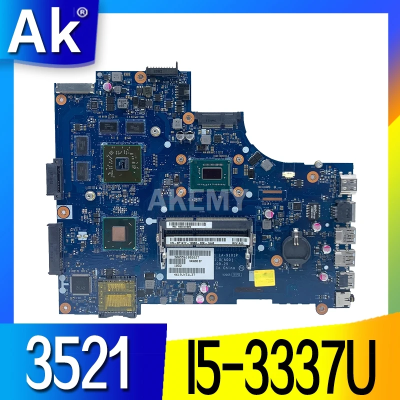 NEW LA-9104P I5-3337U For DELL INSPIRON 2521 3521 5521 laptop motherboard mainboard NOTEBOOK PC | Компьютеры и офис