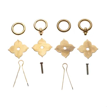 

1Pc Antique Brass Door Ring Knobs Drawer Cabinet Closet Kitchen Pull Cupboard Furniture Handle Vintage Furniture Brass Hardware