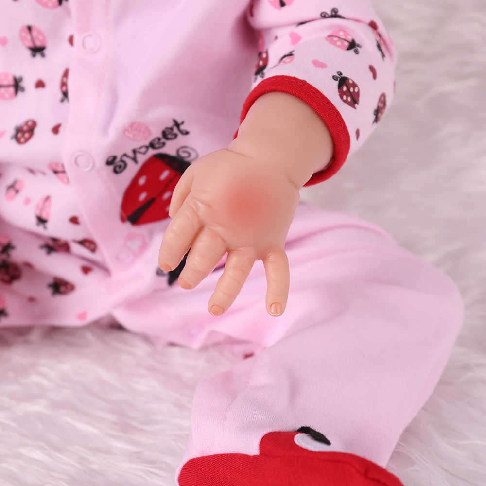 22 дюймов Reborn Baby Dolls полностью виниловые силиконовые Милые Мягкие Игрушки для ванны Alive Menina водонепроницаемые детские подарки на день рождения