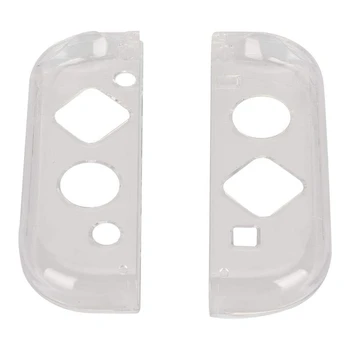 

Clear Crystal Protective Case Anti-Scratch Water-Resistant Shell for NS Nintendo Switch Joy-Con Controller L/R