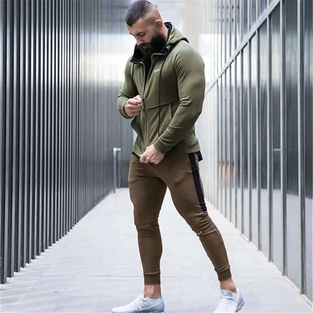 Новые стильные мужские спортивные штаны, повседневные модные брюки с маленькими штанинами для тренировок на открытом воздухе, длинные штаны в стиле пэчворк