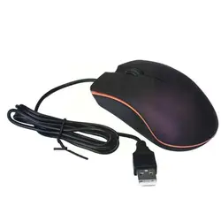 Ratón óptico con Cable Usb para juegos, Mouse óptico de 1200 Dpi para oficina, Pc, Notebook, ordenador portátil, Cable de deportes electrónicos, Cable de juego Usb F0j3