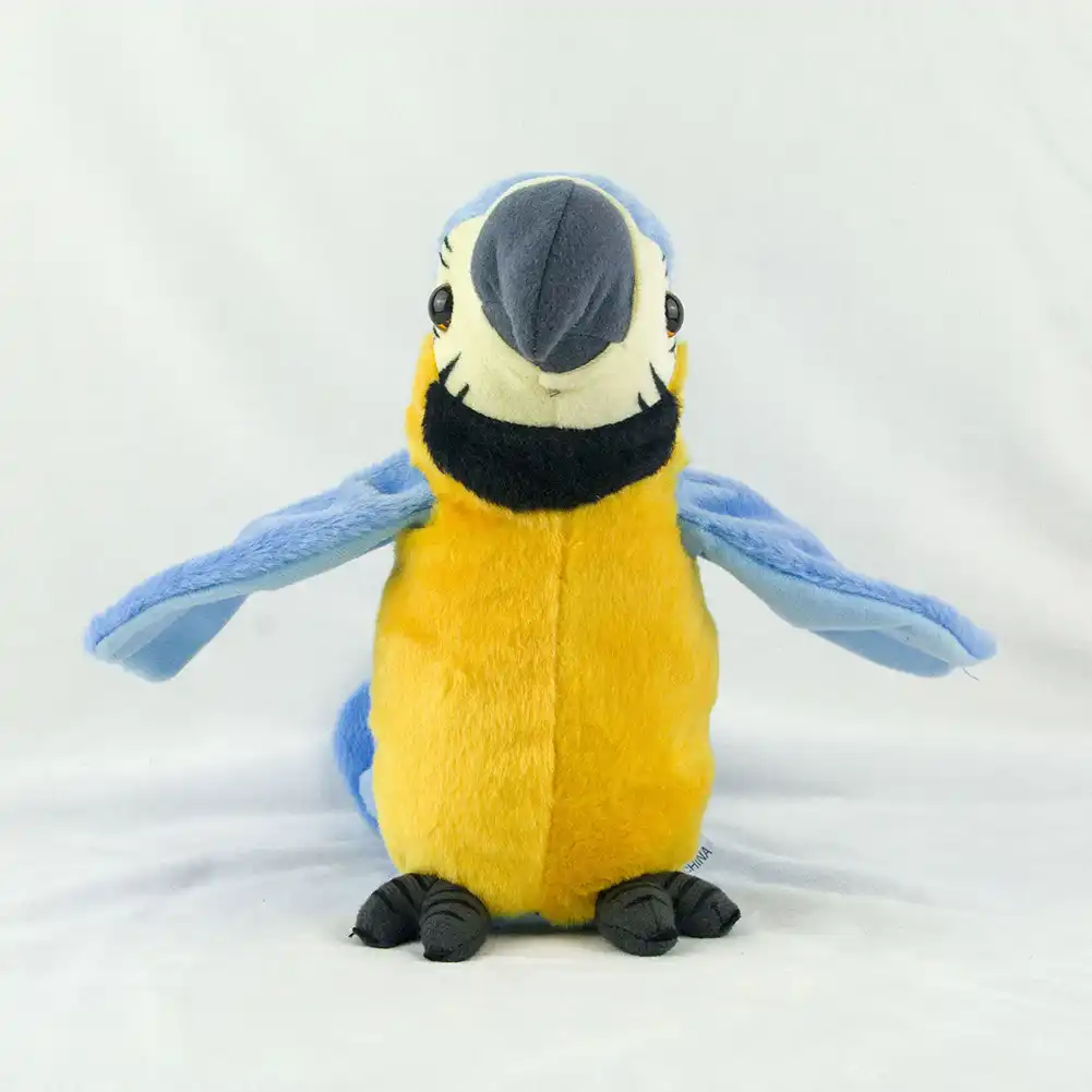 Cute Talking Parrot Toy Electric Talking Parrot Stuffed Plush Toy Bird Repeat What You Say Children Kids Baby Birthday Gifts Electronic Pets Aliexpress