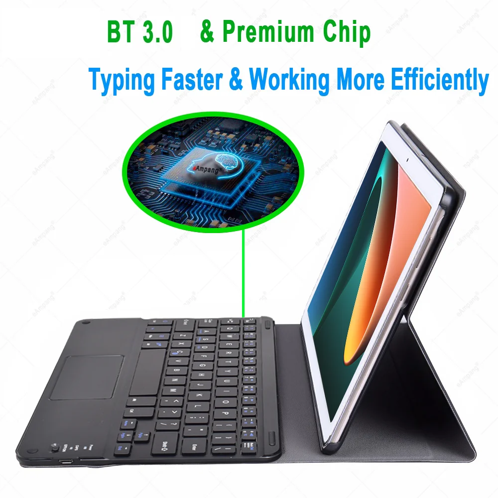 Funda Con Teclado Bluetooth Extraíble Compatible Con Tablet Xiaomi Pad 5 /  Mi Pad 5/5 Pro 11 Color Negro con Ofertas en Carrefour
