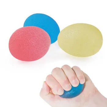 

Silicone Egg Shape Grip Ball Massage Therapy Grip Ball For Hand Finger Strength Exercise