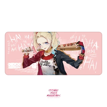 

Mechanical keyboard mousepad Harley Quinn Joker 900 400 800 300 4 mm Stitched Edges Soft/Rubber High quality