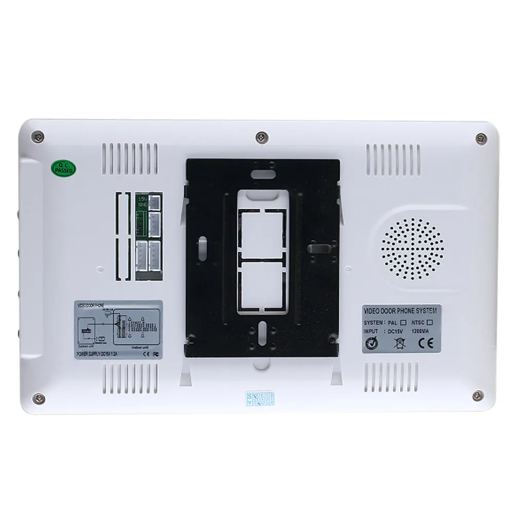 Visual Intercom Doorbell 7'' TFT Color LCD Wired Video Door Phone System Indoor Monitor only