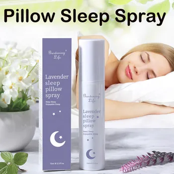 

Essential Oil Pillow Spray Sleep Spray For Sleep Rest Stress 75ML Oil Help Sleep Relief Anxiety Calms Sleep Plant Fragrance #2
