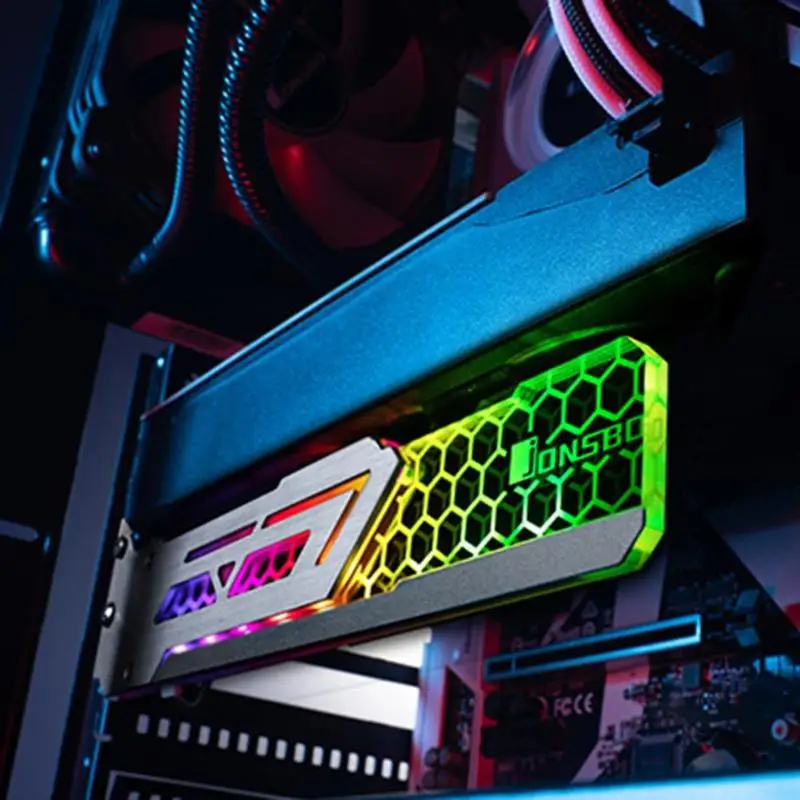 Универсальная цветная подставка для видеокарты Jonsbo V3 RGB 3 контакта 12 В