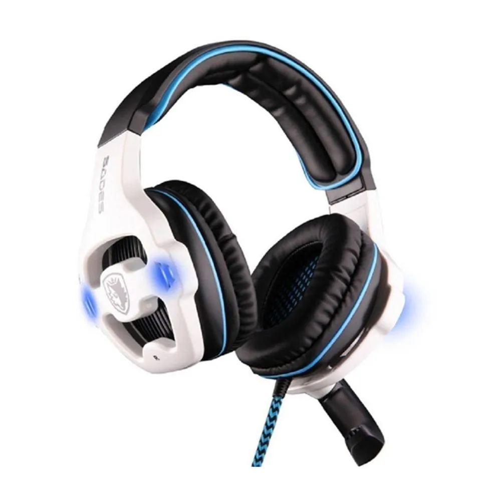 Sades SA-903 Gaming Headset Best casque 7.1 Surround Sound USB Wired Headphones with Microphone Volume Control for PC Gamer (9)