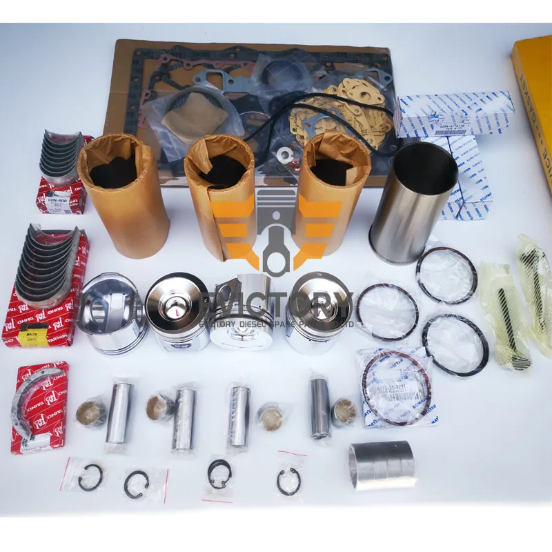 For cummins engine rebuild kit efi type 4b3 3 b3 3 qsb3 3 piston piston