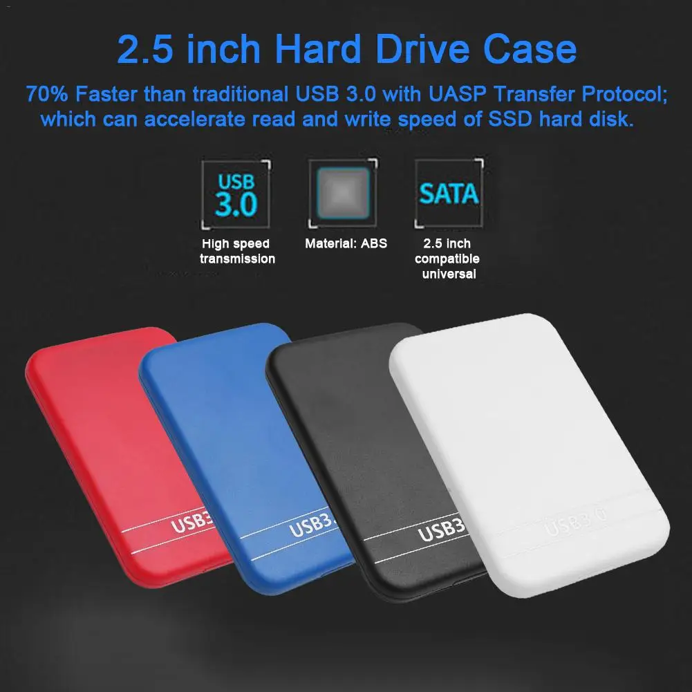2,5 дюймов чехол для жесткого диска USB3.0 к SATA3.0 HDD внешний корпус коробка для Windows для Mac OS