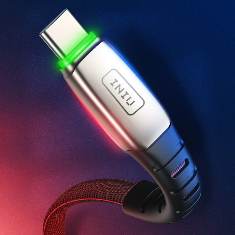 INIU 3A 2m type C Micro USB кабель для зарядки мобильных телефонов type-C Быстрая зарядка для samsung Xiaomi huawei Andriod Microusb шнур для передачи данных