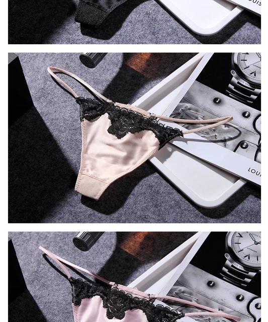 BALALOUM Women Summer Ultrathin Sexy G-String T Back Thongs Lace Panties  Underwear Female Lingerie High Quality 9Colors Optional - AliExpress