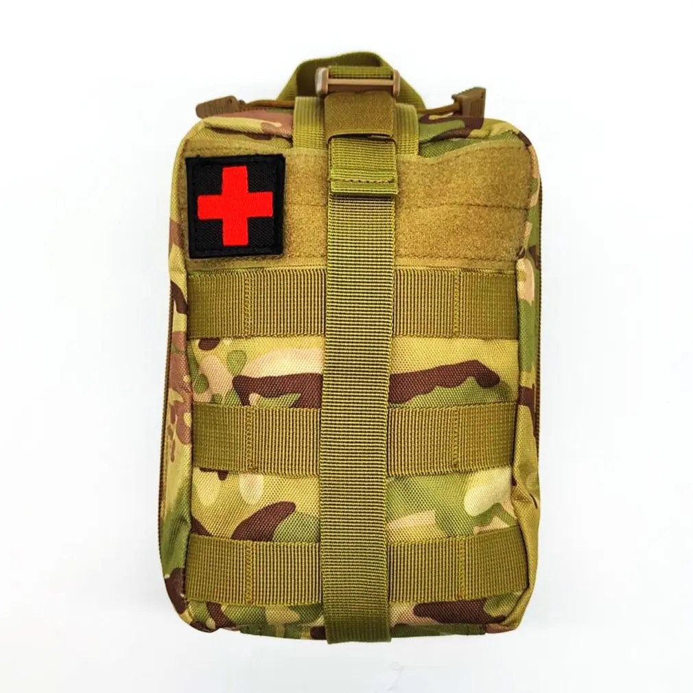 Survival First Aid Kit Outdoor Survival Tool Kit For Camping Hiking Package Tactical First Aid Bag Resistant And Portable