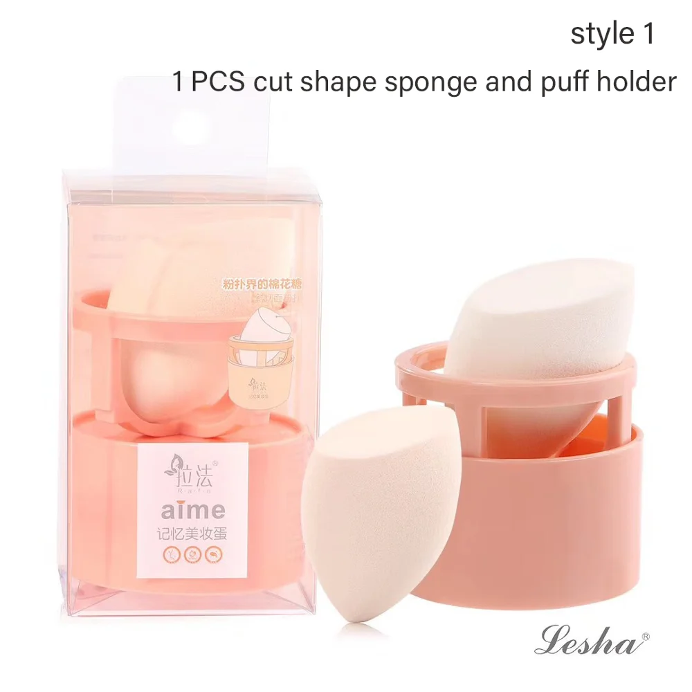 Order Offer of  Makeup Sponge Puff Holder Professional Facial Cosmetic Concealer Cream Foundation Powder holder puf