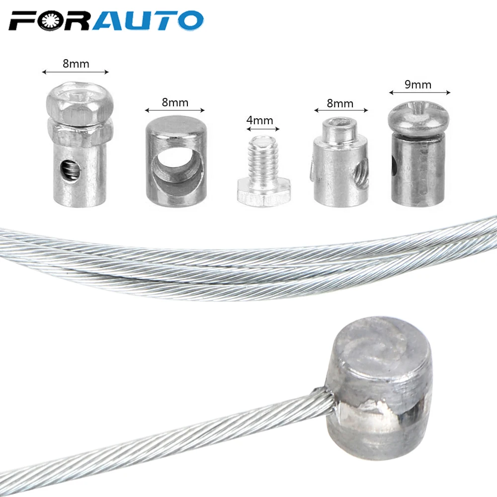 FORAUTO Universal Steel Wire Motorcycle Emergency Throttle Cable Repair Kit for SUZUKI KAWASAKI HONDA motorcycle throttle cable repair kit