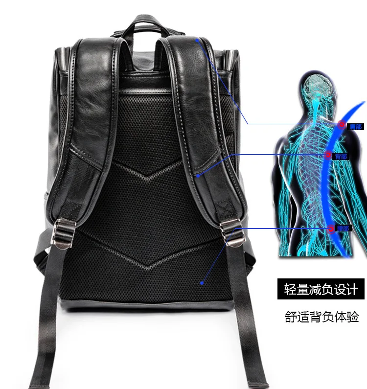 Рюкзак-сумки Mochila Школьный черный для девочек menpu твердый Bolsas большой Feminina