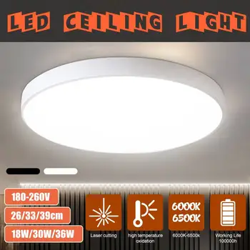 

36W 30W 18W LED Ceiling Light Ultra Thin ceiling lamp Round Modern Lamp Indoor Lighting for living room Kitchen bedroom 180-260V