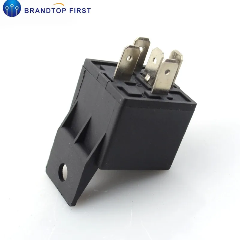 DC 12 V/24 V Электрическое реле сплава 5 контактов 40A Авто длинное автомобильное реле обычно 1NO1NC водонепроницаемый