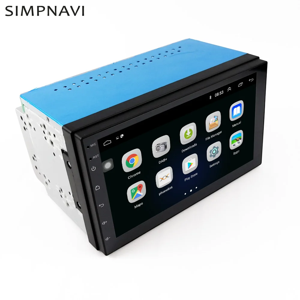 Автомобильный мультимедийный плеер SimpNavi универсальный 2 Din на платформе Android с