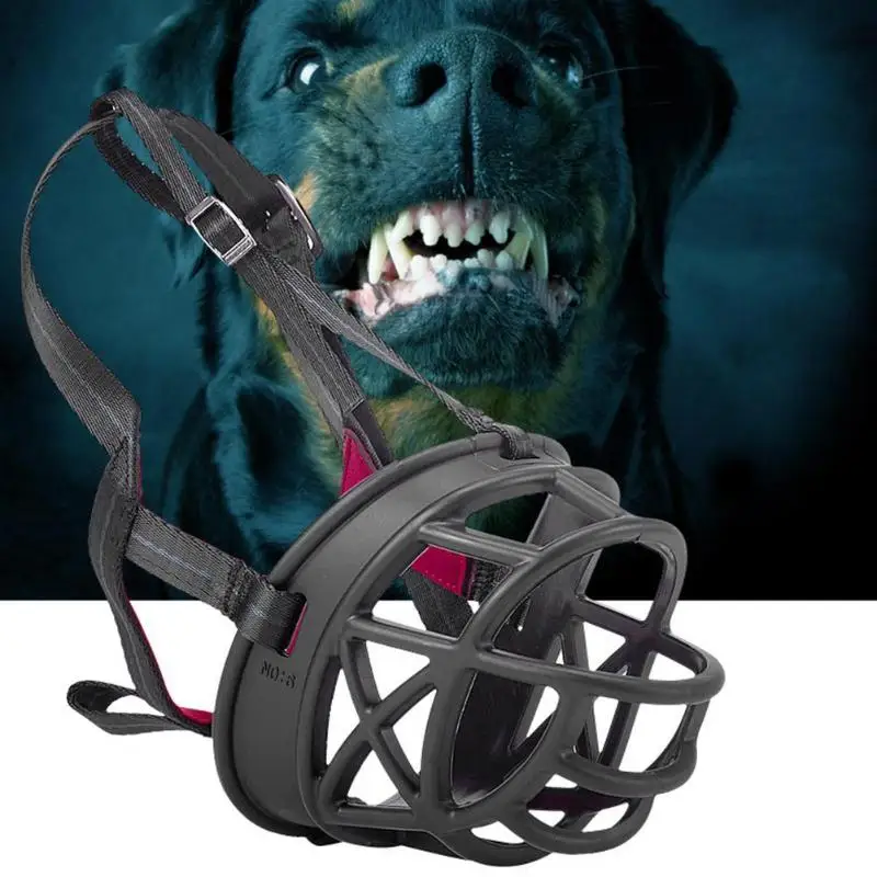 

Pet Muzzle Plastic Anti Bark Bite Mouth Straps Mouth Training Mask Muzzle for Plastic Large Dog Products Pets Accessories