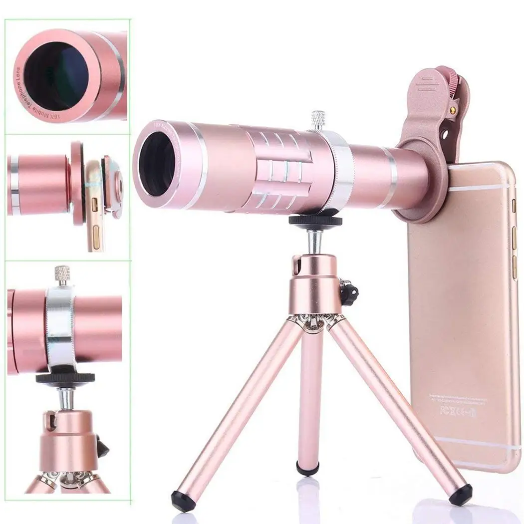 

18 Times Telescope Aluminum Alloy Telephoto Photography 90 degrees 18X Phone Lens