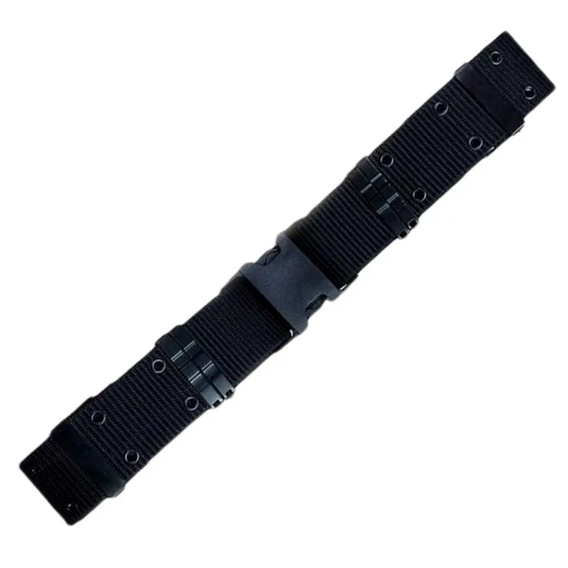 

New Style Tactical Nylon Belt Outdoor Training Belt Sport Belt Airsoft Combat Equipment Double Row Hole Military Waistband