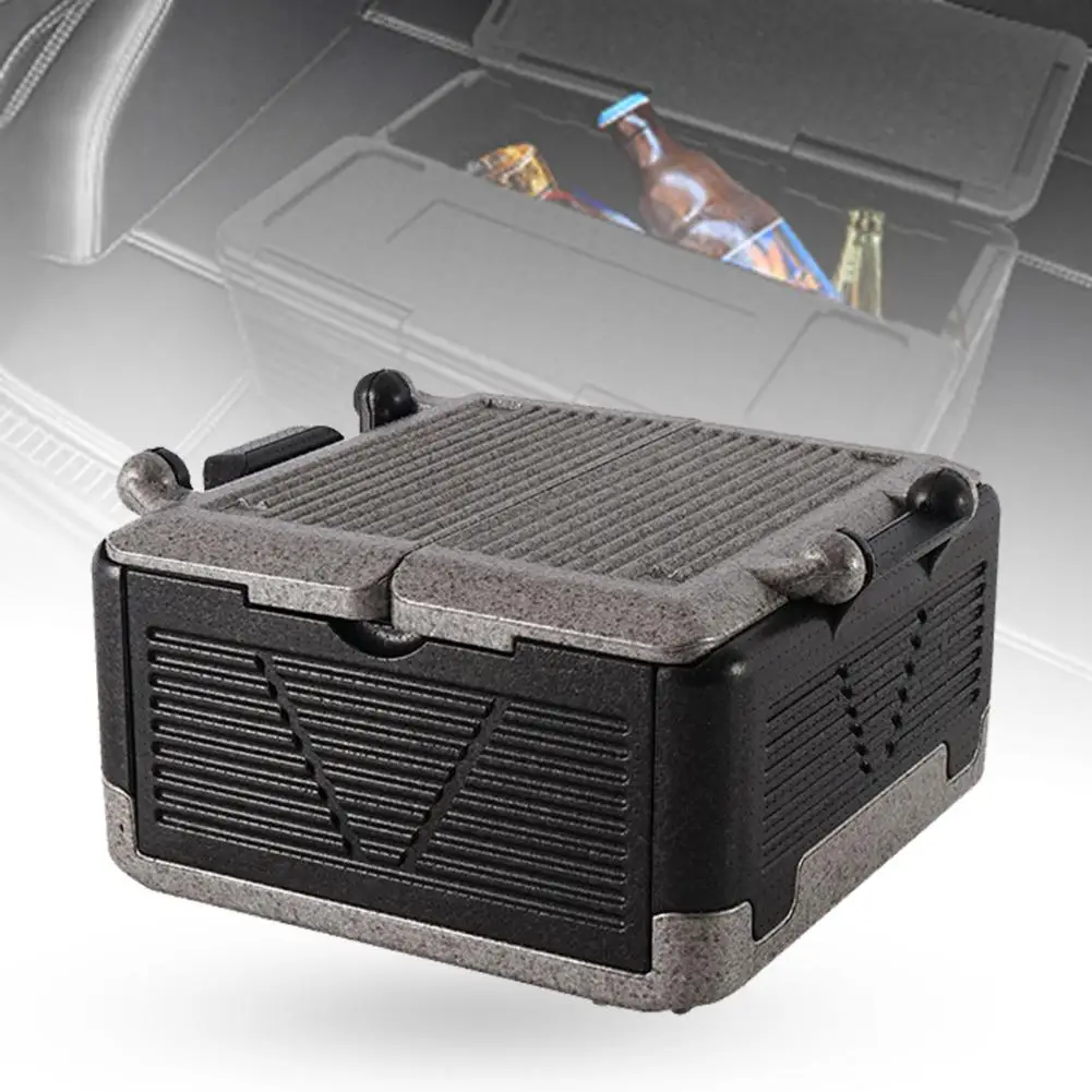 New 24 Cans Chill Chest Cooler Collapsible Portable Outdoor Wine Whisky Ice Bucket Insulated Waterproof Cool Storage Box