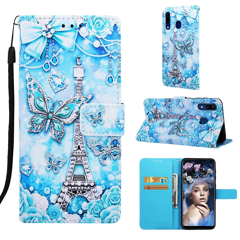 Модный кожанный кошелек чехол для huawei Honor 10 Lite 8A 9X Pro Y6 JAT-L29 MRD-LX1N LX1 LX1F откидная крышка башня Держатель для карт
