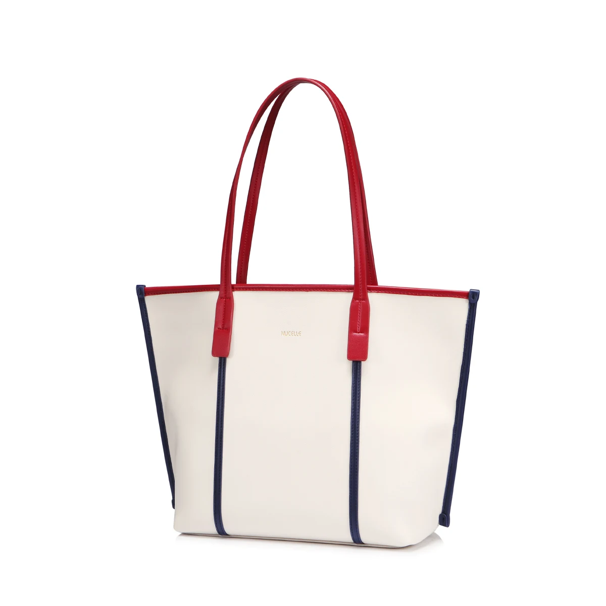 

Brand Ladies PU Leather Tote Purse Fashion Panelled Large Capacity Brief Women's Shoulder Bags