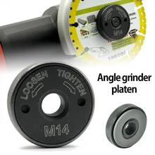 

M14 Thread Inner Outer Flange Nut Set Quick Release Nut Power Replacement for Angle Grinders Cutting Machines