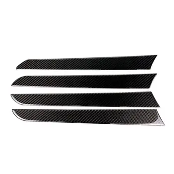 

Door Side Carbon Fiber Decorative Cover Trim Frame Stickers for Audi A4 B8