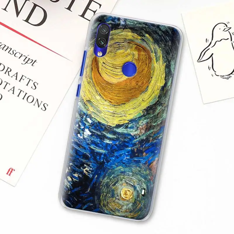 Чехлы для телефонов с рисунком звездной ночи Ван Гога для Redmi 7 7A 8A K20 Pro 6 6A 5 Plus Redmi Note 5 6 7 8 Pro 8T S2 GO