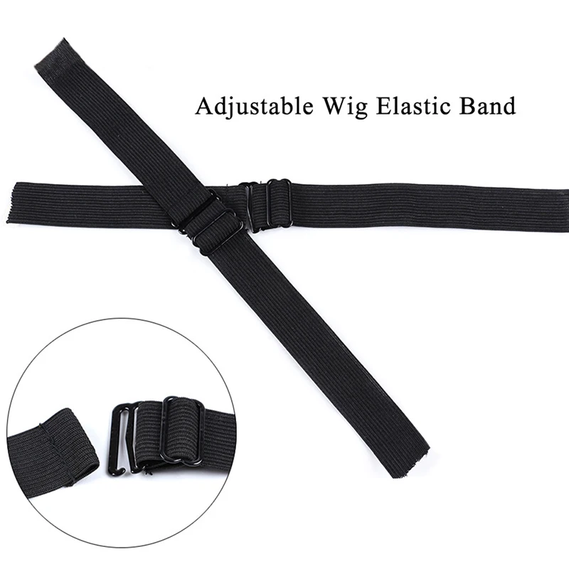 Good Quality Black Elastic Band For Wigs Making Accessories Adjustable Wig Band For Holding Wigs Grip
