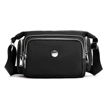 

Women's bag new shoulder nylon bag multi-level simple lightweight large-capacity leisure bag light and practical crossbody bag