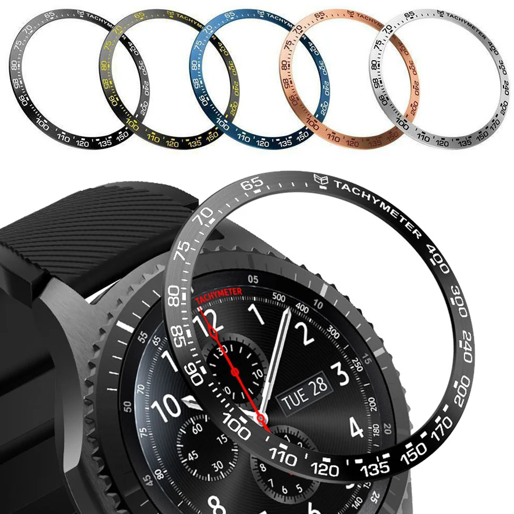 Модные часы Smart Watch Cover для samsung Galaxy 42 мм 46 драгоценный камень кольцо клеющаяся