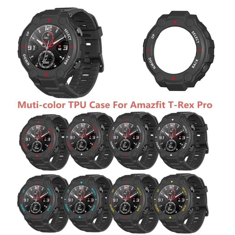 2022 Nuovo Compatibile Per-Amazfit T-Rex/T Rex Pro Custodia Per Orologio Custodia Antigraffio Leggera Antiurto Colori Multipli 1Pc