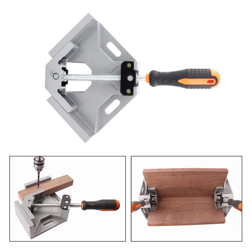 Right Angle Clamp 90 Degree Positioning Holder Woodworking Vice Miter