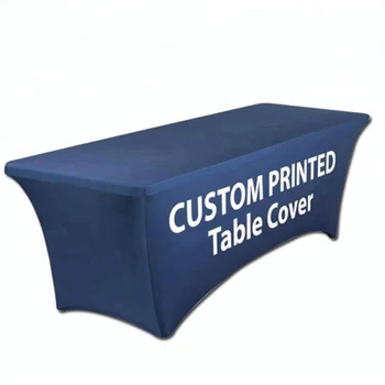 

Custom Stretch Rectangular Tablecloths Table Cover Perfect For Wedding Hotel Home Party Decoration High Quality